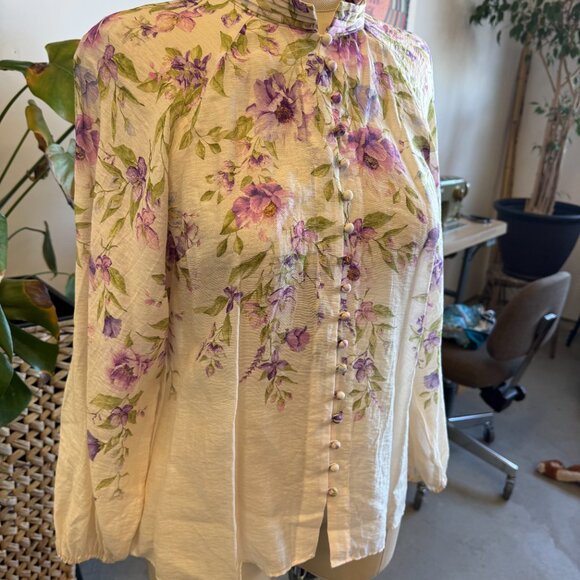 Ever New Celeste Floral Raglan Blouse – Feminine Boho Chic Top - Picture 2 of 3